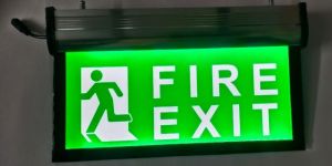 LED Fire Exit Sign Board