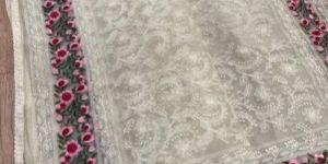 Chikan Organza Saree