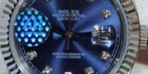 Rolex Date -Just Diamond Marker Blue Dial Swiss Automatic Watch