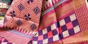 Semi Tusshar Printed Art Saree