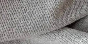 Grey Cotton Loopknit Fabric