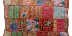 Embroidered Pillow Cover