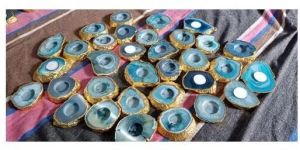 Agate Candel Holder
