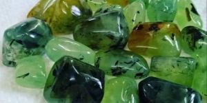 Natural Green Prehnite Tumble Stones