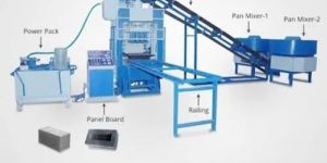 Automatic Fly Ash Brick Machine Dual Cylinder with Vibration