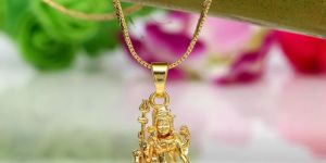 Lord Shiva Gold Temple Locket