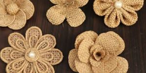 Jute Ribbon Flower