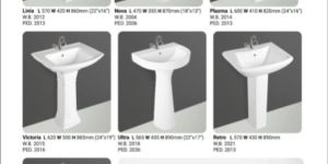 Ceramic Pedestal Wash Basin