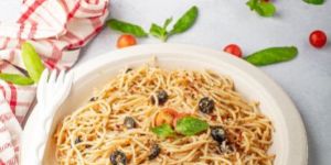 12 Inch Round Bagasse Plate