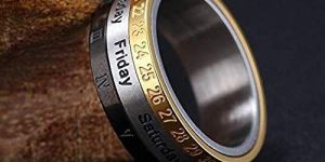 Roman Numeral Rotating Ring