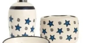 Handcrafted Ceramic Bathroom Set