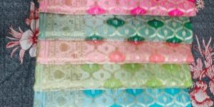 Banarasi Handloom Semi Katan Silk Saree