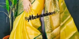 Banarasi Lemon Tissue Saree