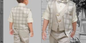 MM792 Baige Boys Jacket Set