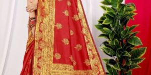 Banarasi Floral Gold Zari Sarees