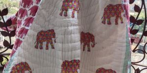 Animal Print Baby Quilt