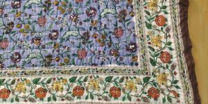 Hand Block Print Bedroom Quilt