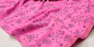 Ladies Georgette Chiffon Saree