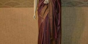 Ladies Muga Tussar Silk Saree