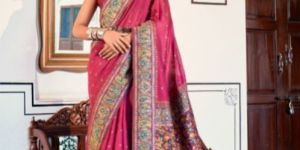 Rajpath Kalakari Pashmina Silk Designer Saree