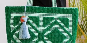 Handloom Wool Hand Bag