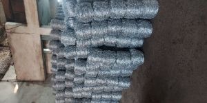 12x12 Grey Galvanized Iron Barbed Wire