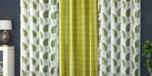 Polyester Knitting Print Curtains