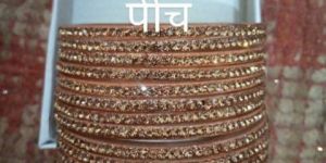 Peach Jarkan Stone Bangles