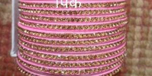 Pink Jarkan Stone Bangles