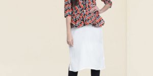 Women Kurti with Pleated Designer Jacket