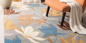 Hand Tufted Floral Carpet