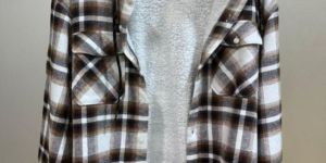 Mens Poly Cotton Woven Shirt with Hoodie