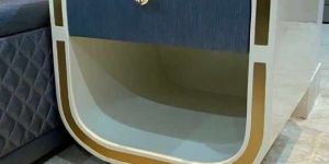 Blue King Size Smart Designer Bed