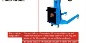 DC Hydraulic Floor Crane