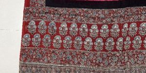 Ajrakh Silk Bandhani Dupatta
