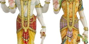 Marble Laxmi Narayan Statue