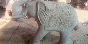 PINK SANDSTONE ELEPHANT