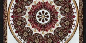 120 Decorative Rangoli Ceramic Floor Tiles