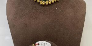 MJ-S-623 Yellow and Dark Green Necklace Set