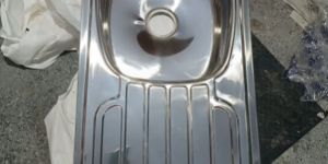 Single Bowl with Drain Board Kitchen Sink 304 Grade