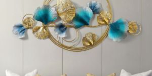 Ginkgo Biloba Leaf Metal Wall Art