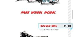 Plastic Rugged Bike Toy