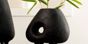 Midnight Terracotta Vase (Short)