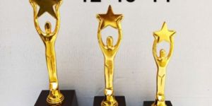 13 Inch Black Star Lady Trophy