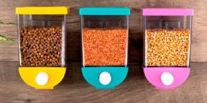 Plastic Plain Push Button Storage Box