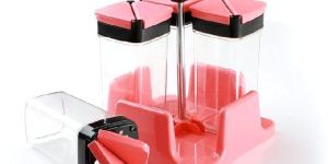 4 Pcs Spice Rack Container