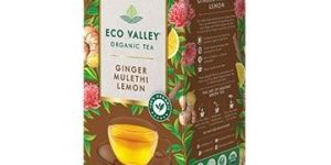 Weikfield Organic Ginger Mulethi Lemon Green Tea
