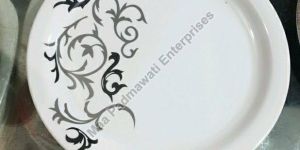 Round Melamine Dinner Plate 13 Inches