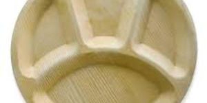 12 Inch 4CP Round Biodegradable Palm Leaf Plate