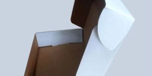 3 Ply White Die Cut Corrugated Box